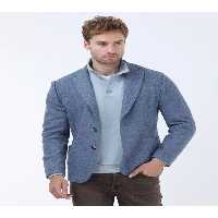کت بلیزر آبی مردانه جلیقه بافندگی مخلوط پشمی مدرن Kip