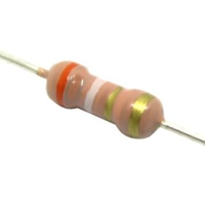 مقاومت 3.9 اهم 1/4 وات 5 درصد