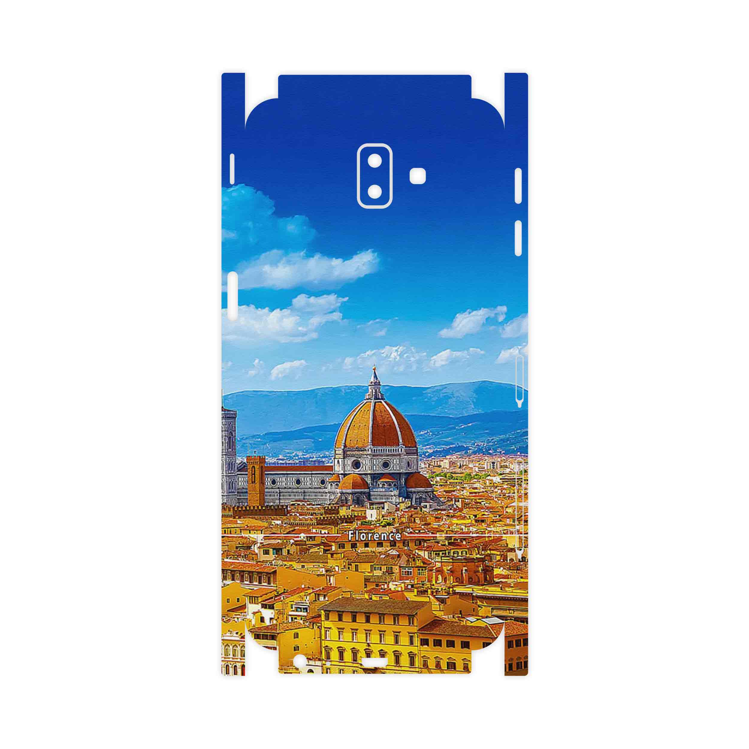 برچسب پوششی ماهوت مدل City of Florence-FullSkin مناسب برای گوشی موبایل سامسونگ Galaxy J6 Plus