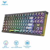 کیبورد شارژی وایرلس و بلوتوث گیمینگ آئولا مدل AULA F2183