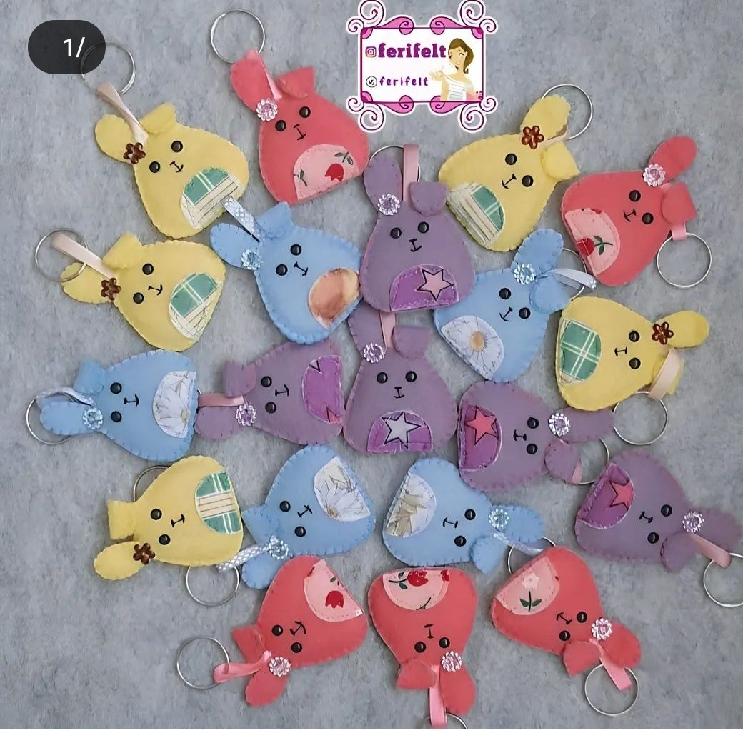 خرگوش نمدی  جاکلیدی جاسوییچی