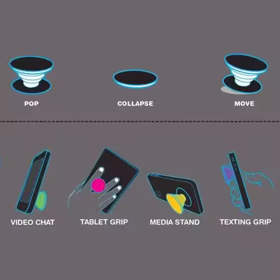 کاور مدل Victor مناسب برای گوشی موبایل اپل iPhone 12 / 12 Pro به همراه پاپ سوکت 