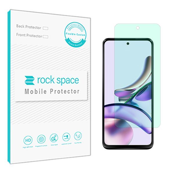 گلس موتورولا Moto G13  مدل نانو هیدروژل گرین لایت برند راک اسپیس کد S
