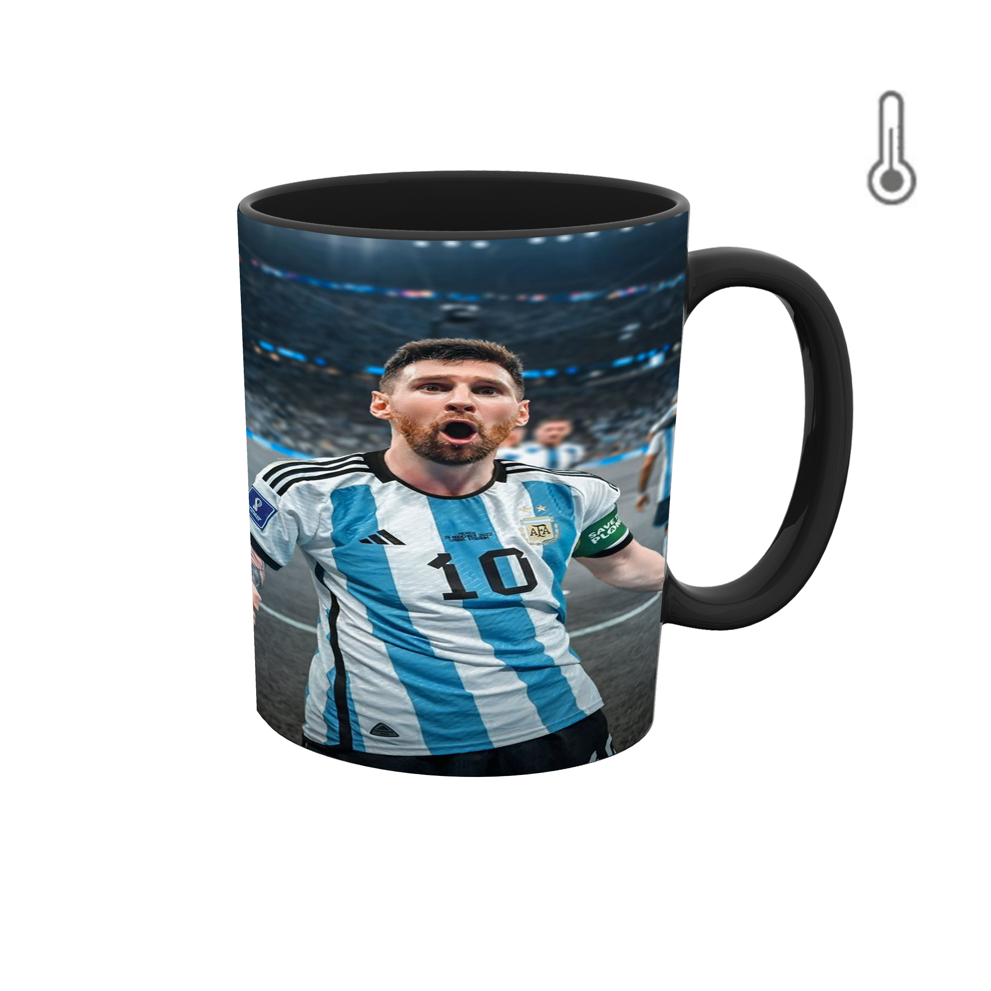 ماگ حرارتی طرح مسی جام جهانی ارژانتین 