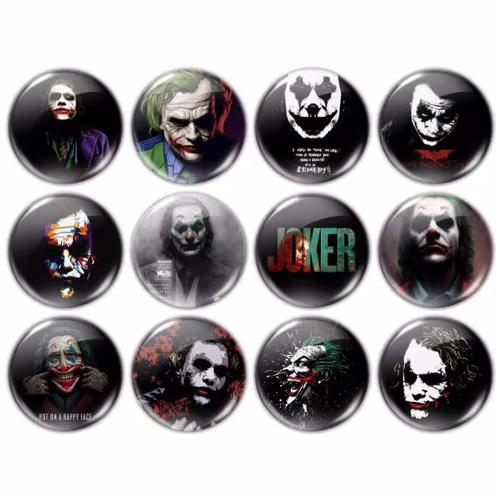پیکسل طرح جوکر کد joker 2060 مجموعه 12 عددی