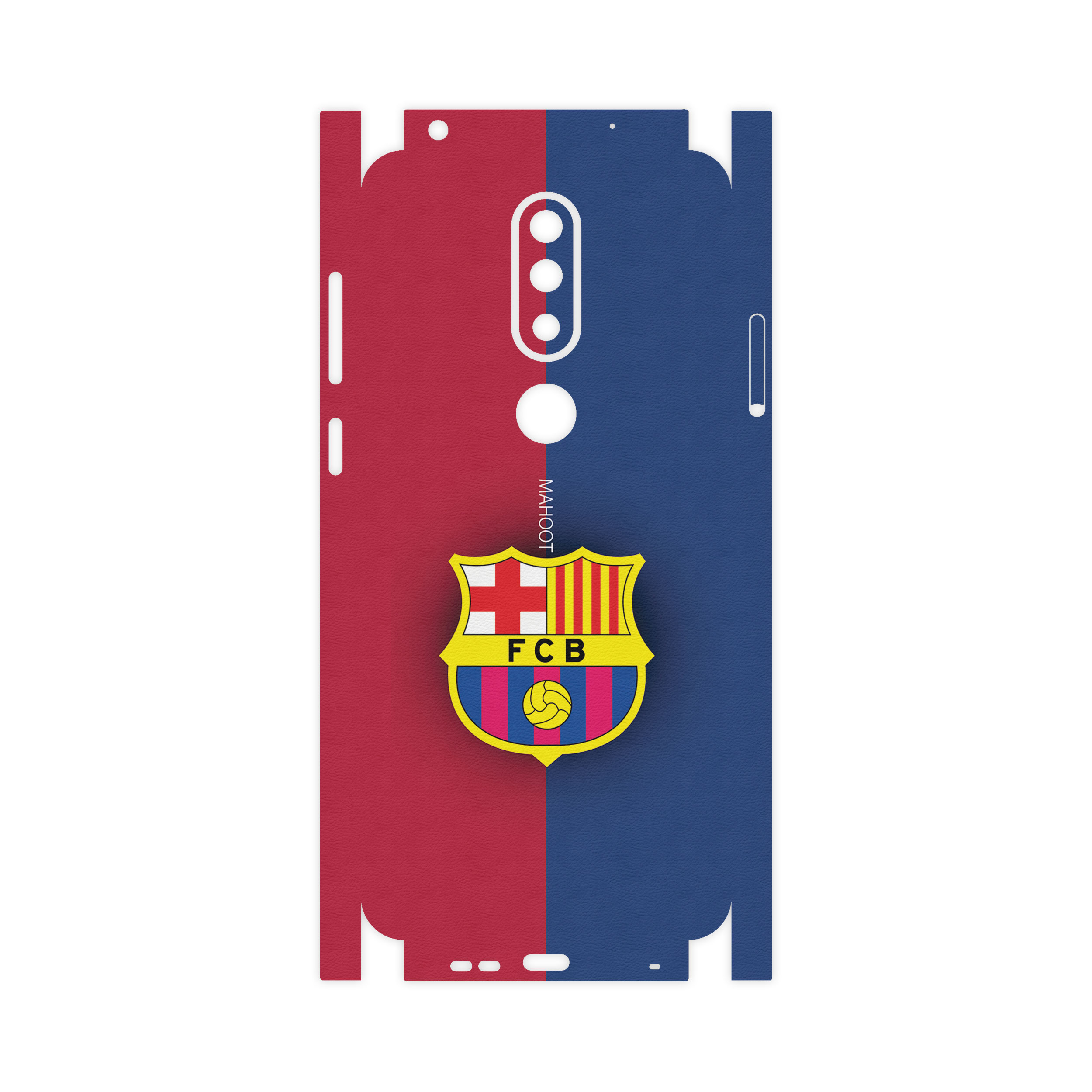 برچسب پوششی ماهوت مدل BARCELONA-FC-FullSkin مناسب برای گوشی موبایل نوکیا 6.1 Plus