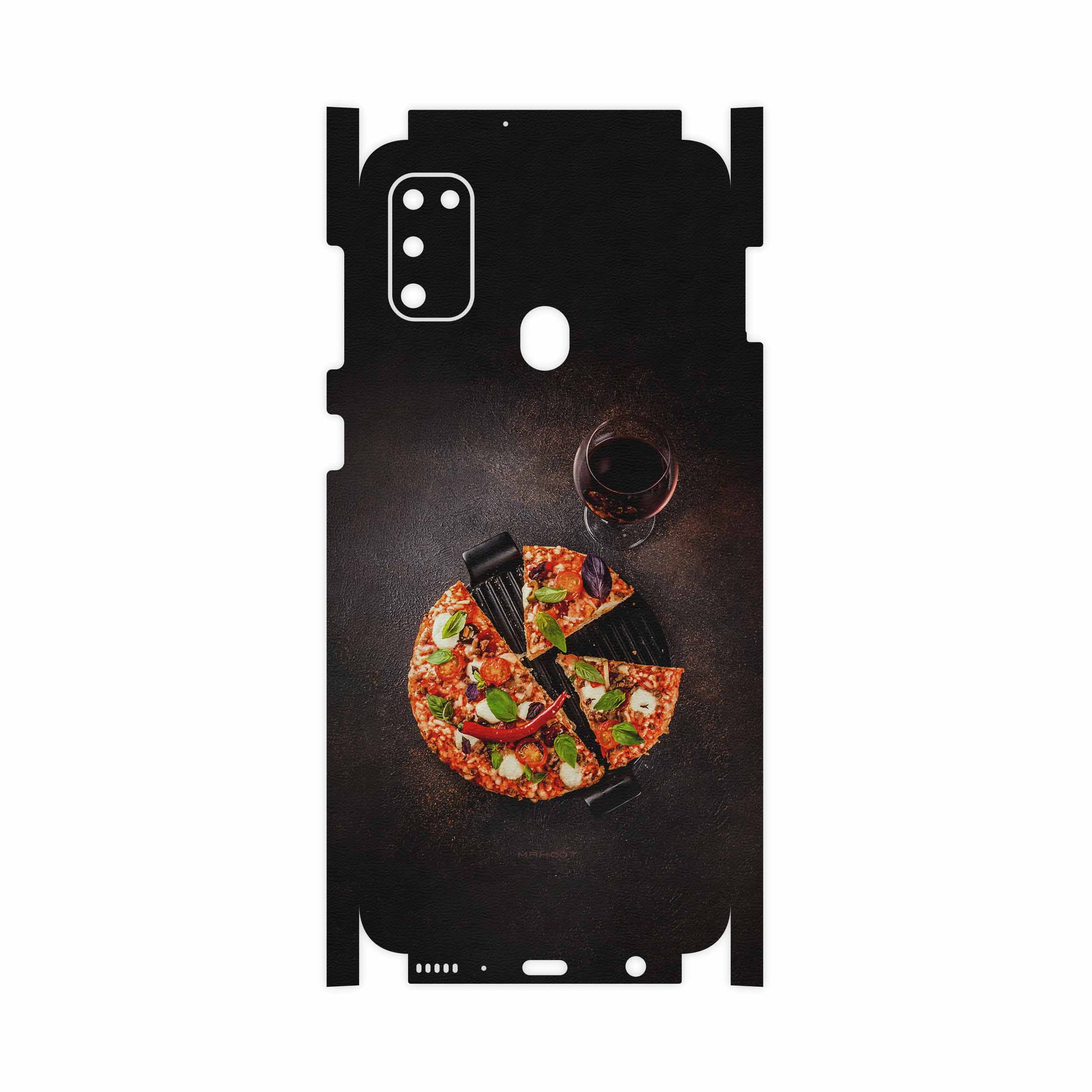برچسب پوششی ماهوت مدل Pizza-FullSkin مناسب برای گوشی موبایل سامسونگ Galaxy M30s