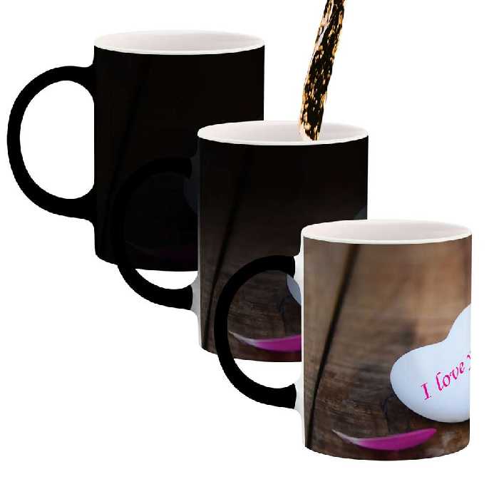 ماگ حرارتی طرح I Love You مدل mgh03332