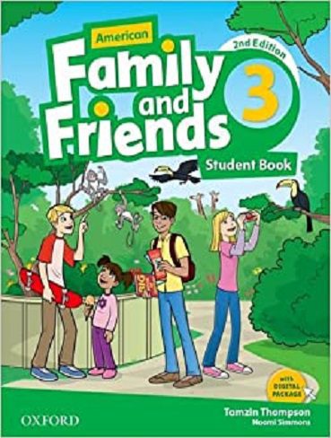 American Family and Friends 3 2nd کتاب امریکن فامیلی فرندز 3 (کتاب دانش آموز کتاب کار CD) (وزیری)