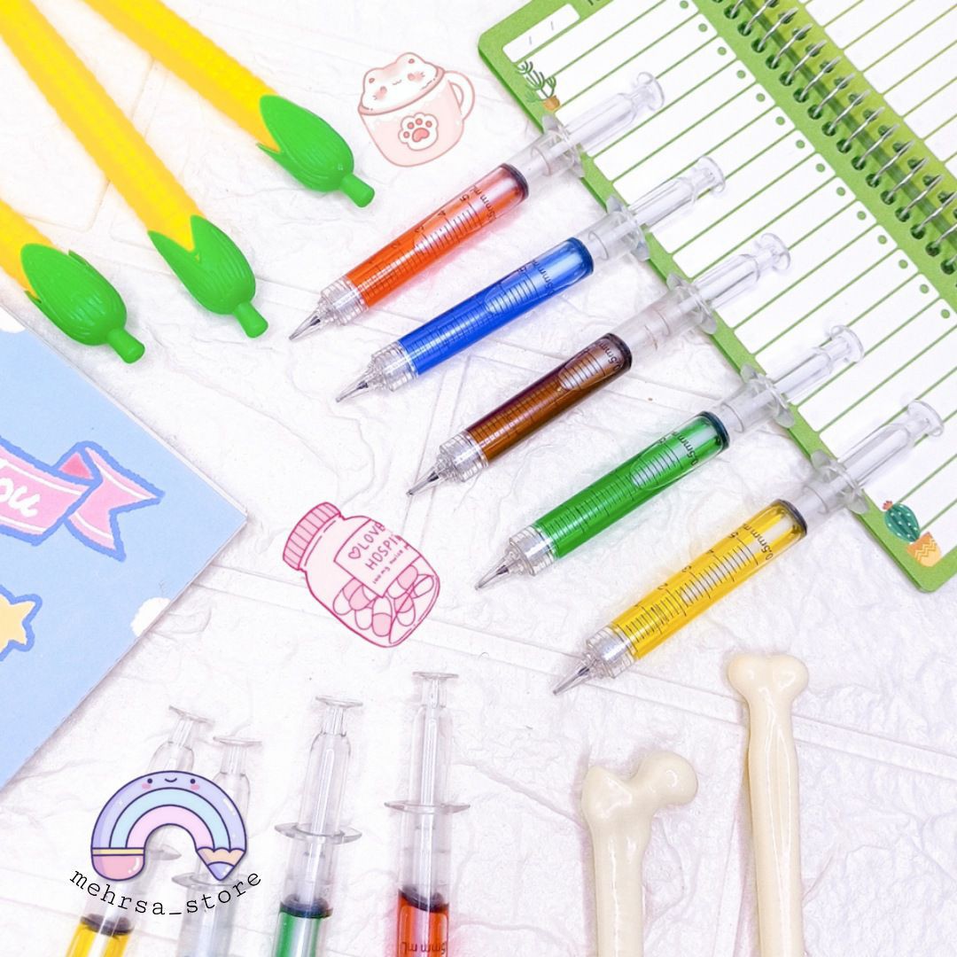 مداد نوکی طرح سرنگ با رنگبندی زیبا