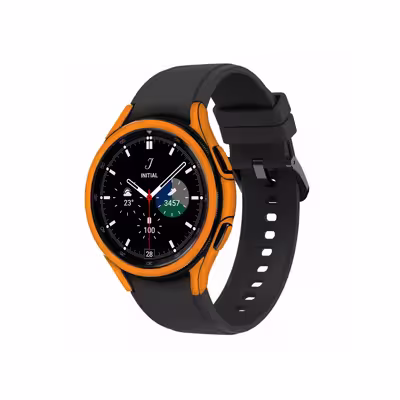 برچسب ماهوت طرح Matte Orange مناسب برای ساعت هوشمند سامسونگ Watch4 Classic 42mm