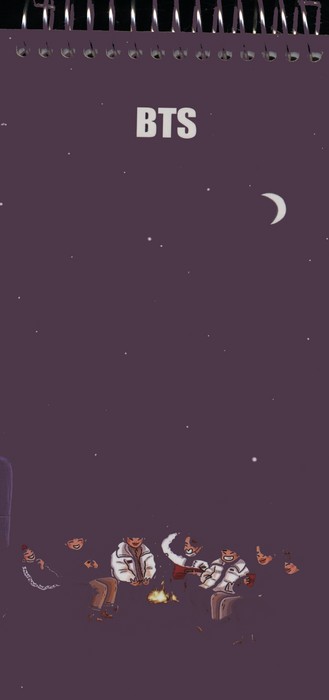 دفتر یادداشت BTS (کد b6)،(سیمی) - ناشربوک | خرید آنلاین کتاب