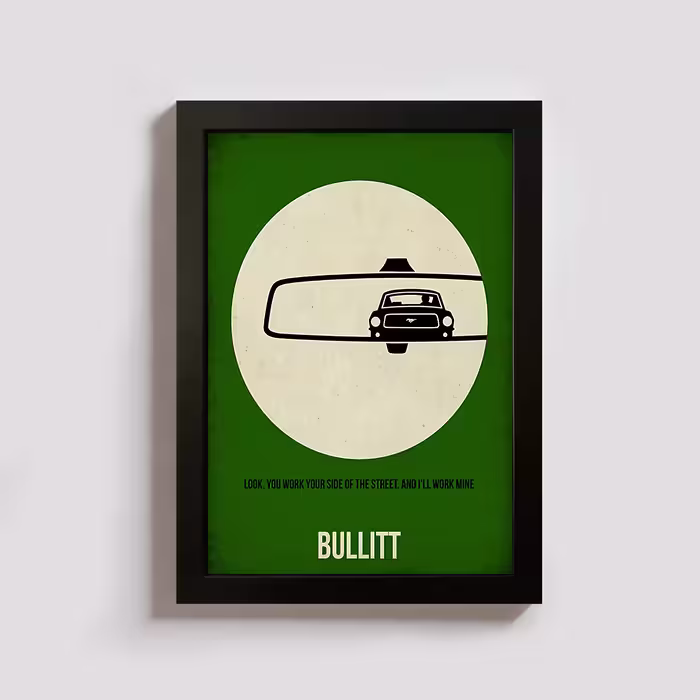 تابلو مدل فیلم bullit کد BL052