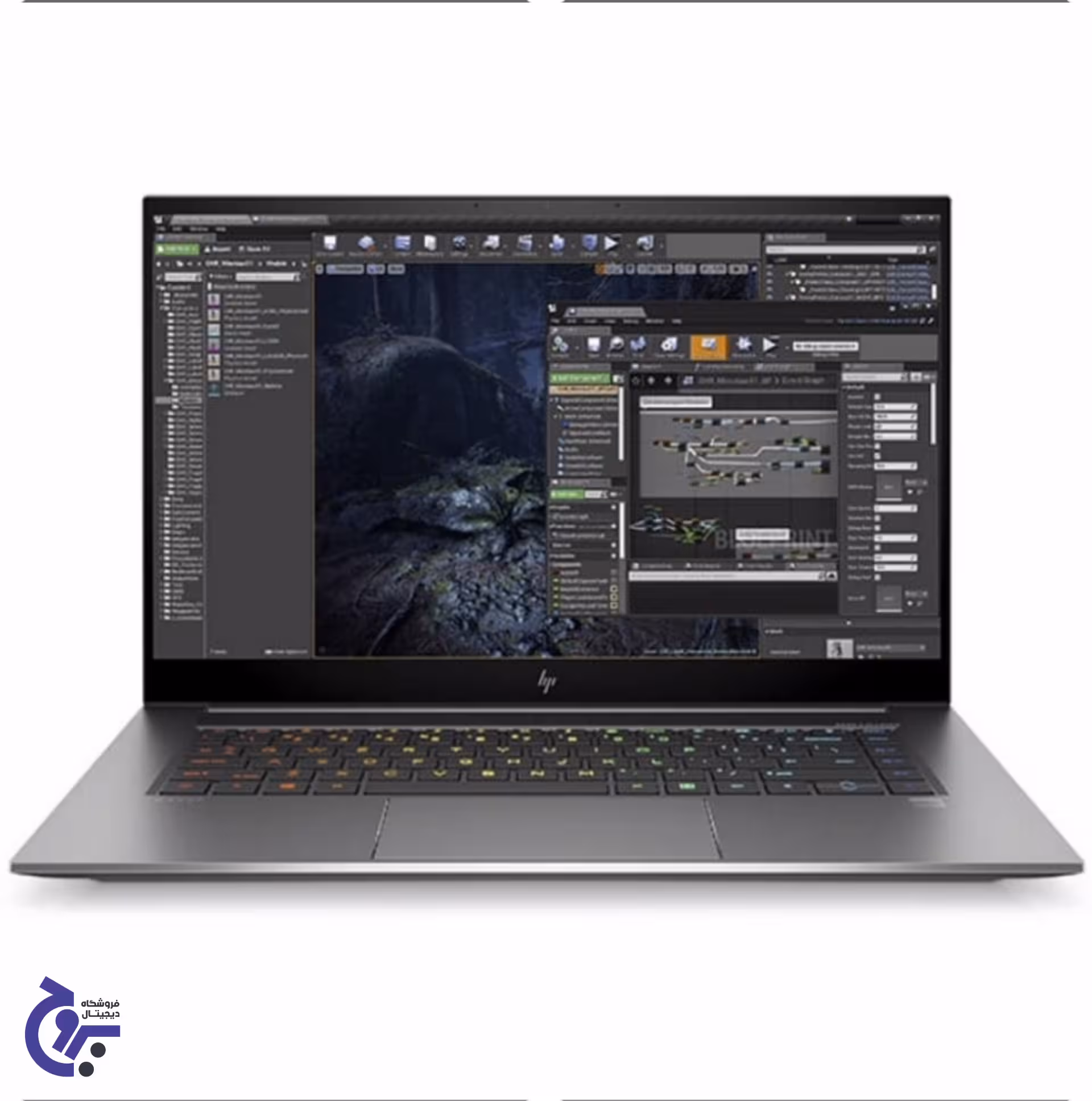 لپ تاپ صنعتی اچ پی 15.6 اینچی مدل Zbook Studio 15 G8 i7 11850H 32GB 512GB RTX A3000 6G - لپ تاپ بروج