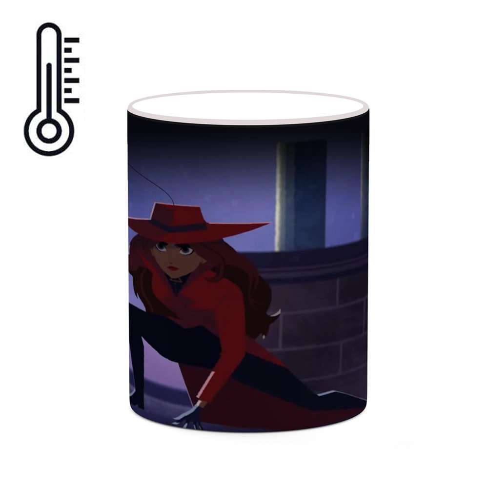 ماگ حرارتی کاکتی طرح کارتون Carmen Sandiego مدل mgh22364