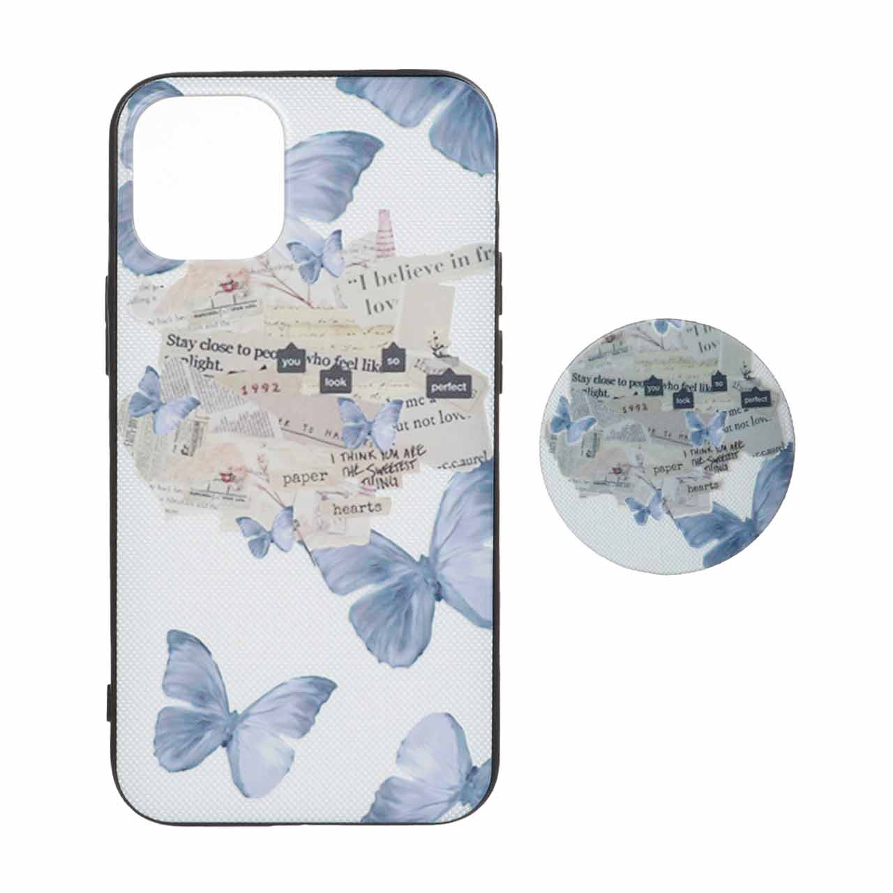 کاور مدل 3129 مناسب برای گوشی موبایل اپل IPHONE 12 mini به همراه پایه نگهدارنده