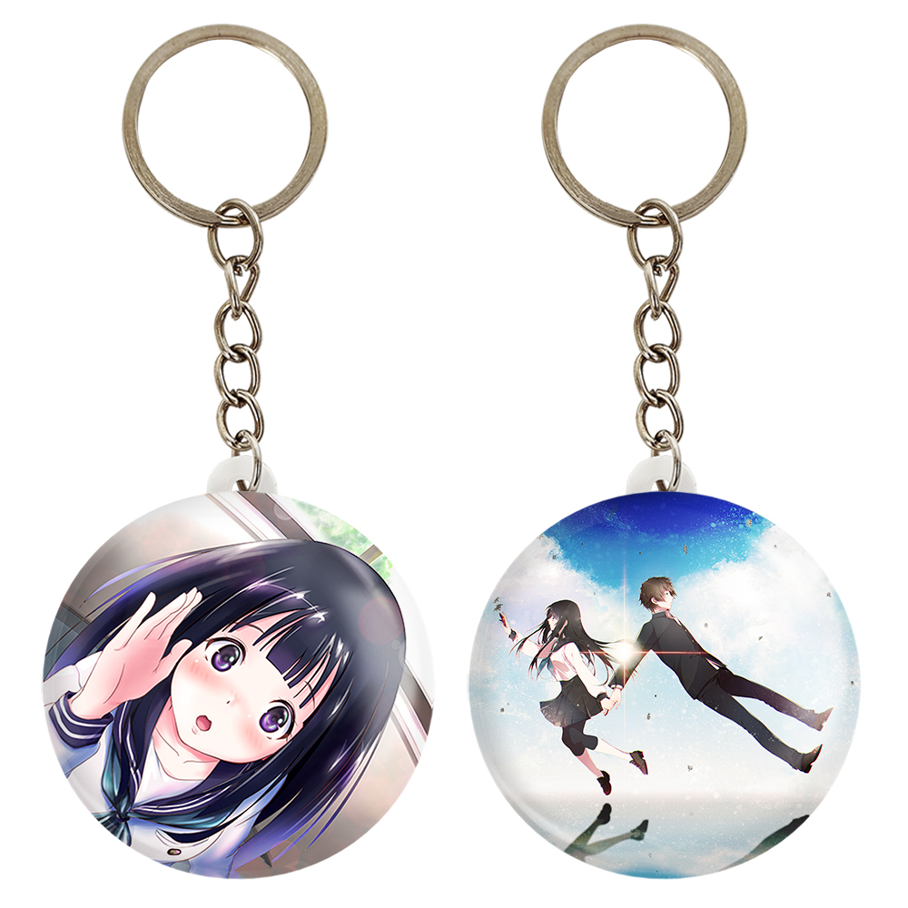 جاکلیدی خندالو مدل اورکی و چیتاندا انیمه هیوکا Hyouka کد 1708417085 مجموعه 2 عددی