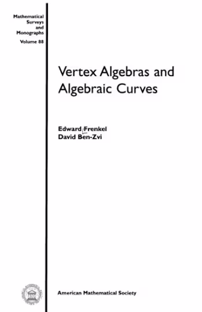 خرید و دانلود نسخه کامل کتاب Vertex algebras and algebraic curves