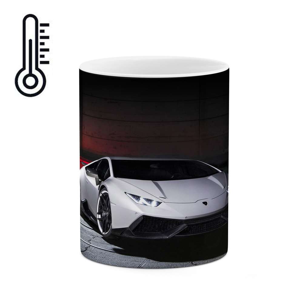 ماگ حرارتی طرح ماشین lamborghini huracan مدل mgph15544