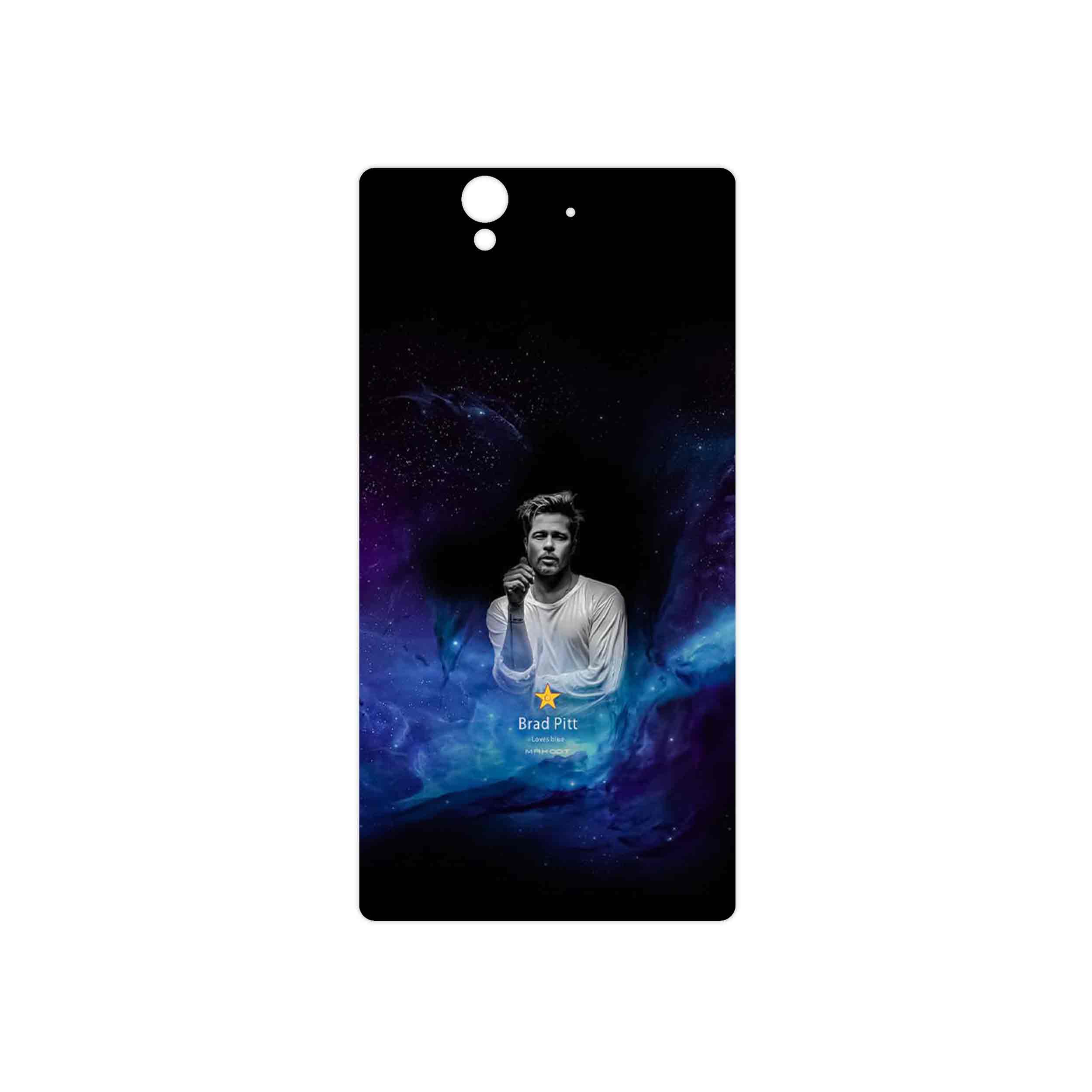 برچسب پوششی ماهوت مدل Brad Pitt مناسب برای گوشی موبایل سونی Xperia Z