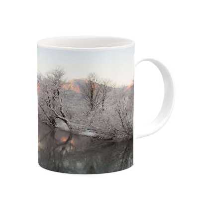 ماگ کاکتی طرح منظره برفی مدل mgs14850