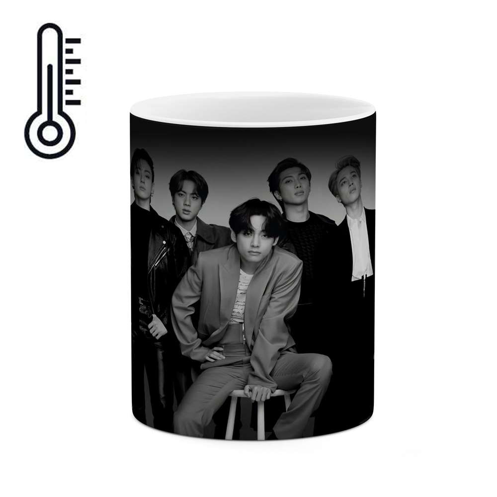 ماگ حرارتی طرح گروه موسیقی کره ای - کی پاپ -Kpop مدل mgph14393