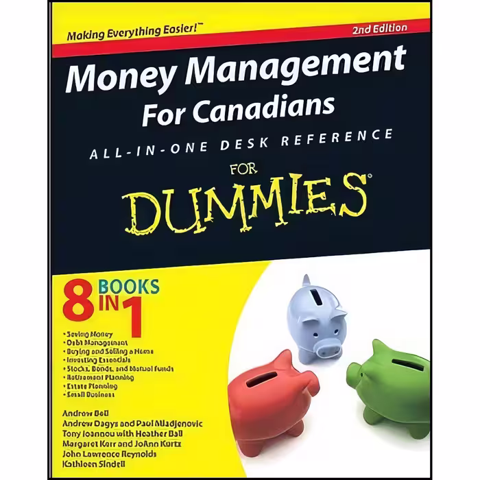 کتاب زبان اصلی Money Management For Canadians AllinOne Desk Reference For Dummie