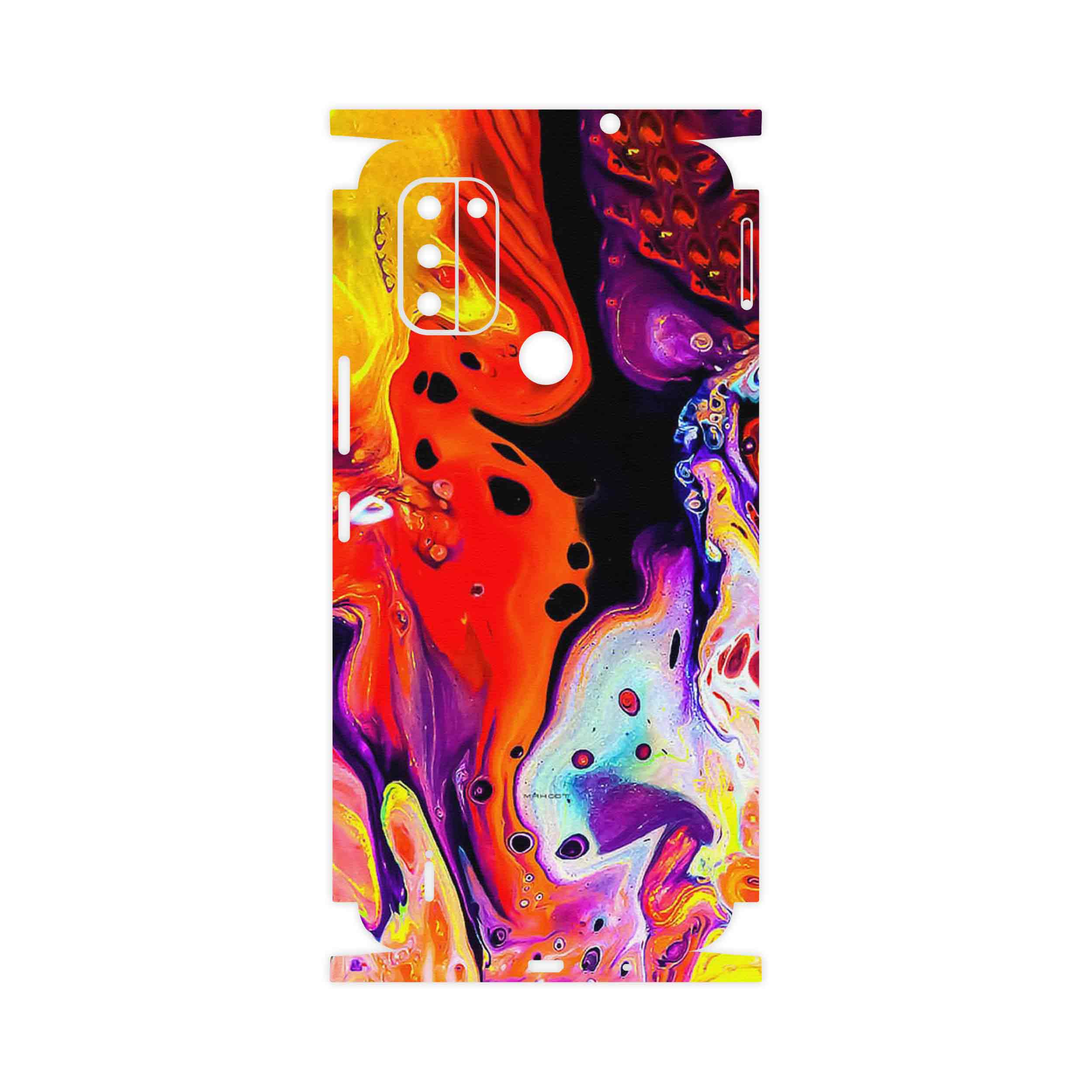 برچسب پوششی ماهوت مدل Abstract Oil Art-FullSkin مناسب برای گوشی موبایل نوکیا C31