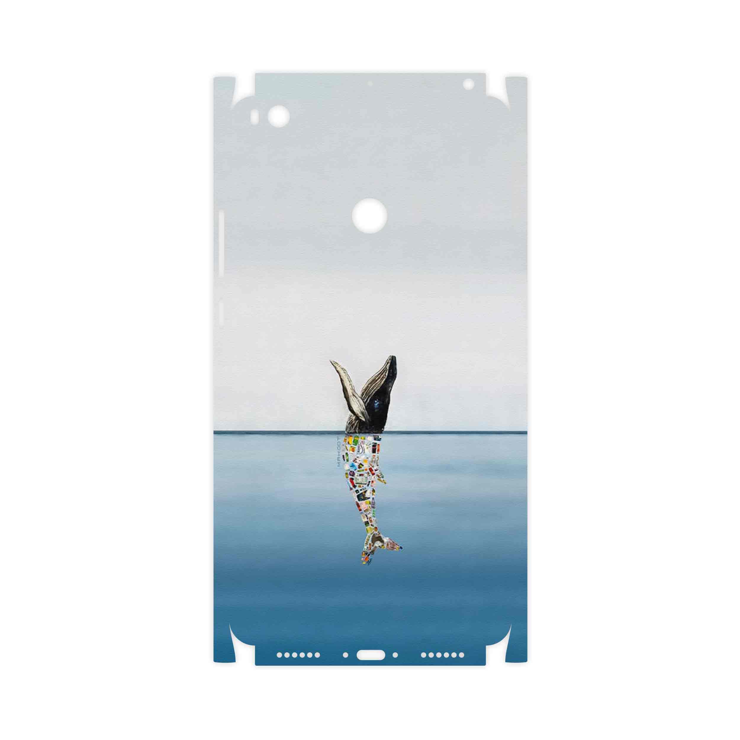 برچسب پوششی ماهوت مدل Collage of Sea Trash-FullSkin مناسب برای گوشی موبایل شیائومی Mi Max 2