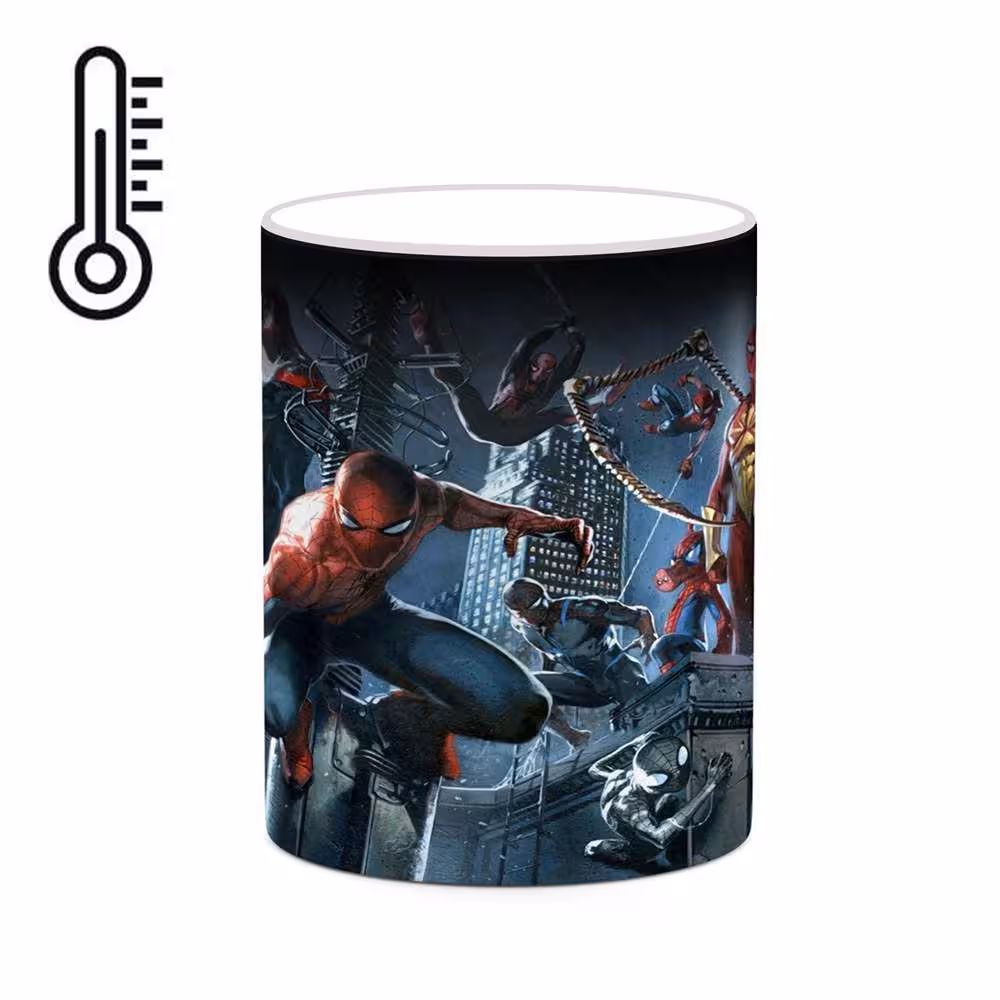 ماگ حرارتی کاکتی طرح کارتون Spider Man مدل mgh23203