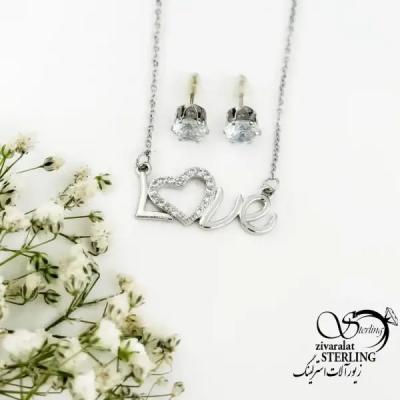 نیمست مجلسی LOVE طرح طلا کد 18953