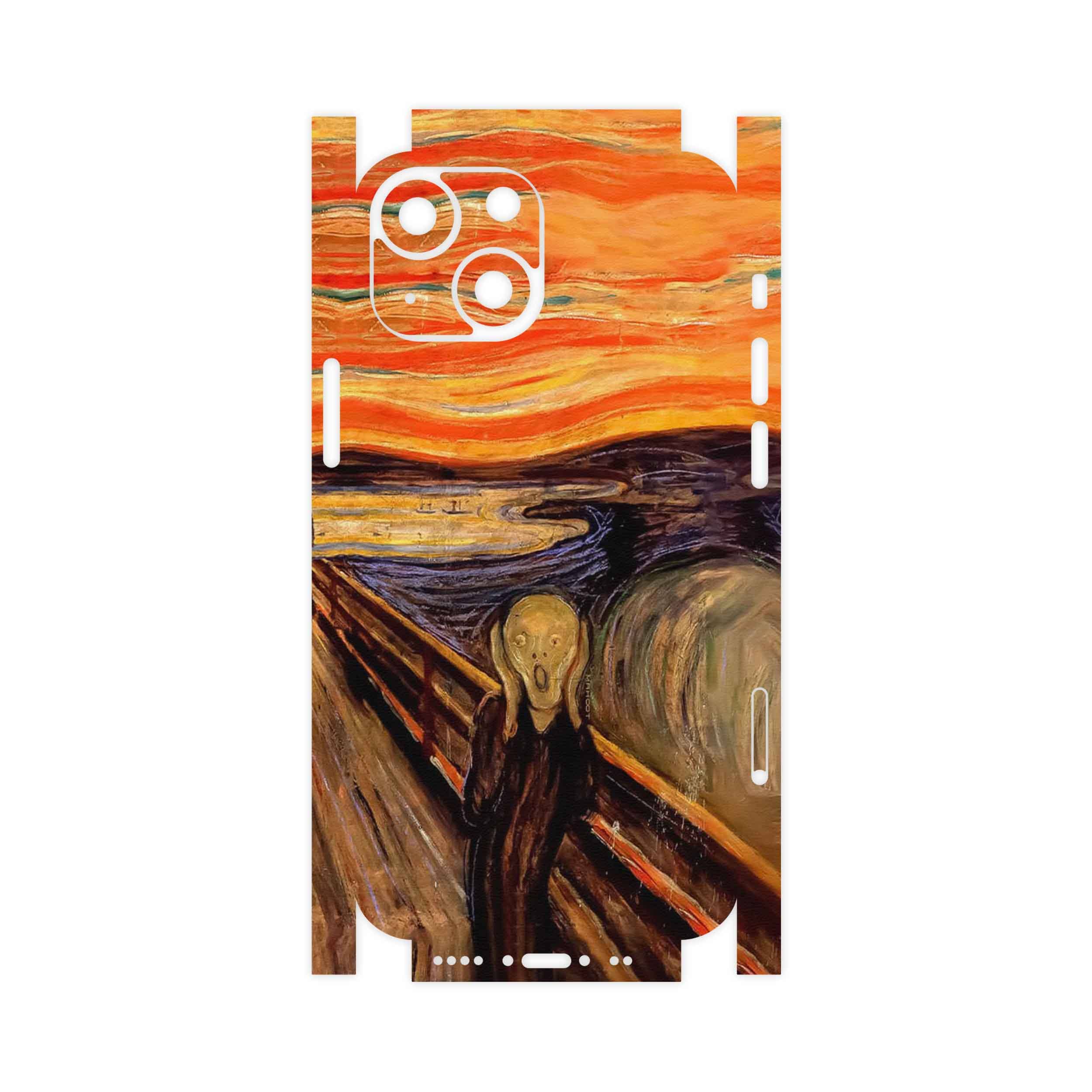 برچسب پوششی ماهوت مدل The Scream of Munch-FullSkin مناسب برای گوشی موبایل اپل iPhone 13 Mini