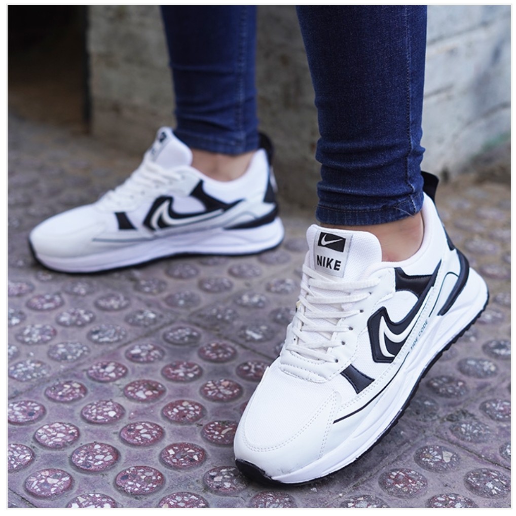 کفش Nike Air سفید مشکی مردانه مدل Raynik