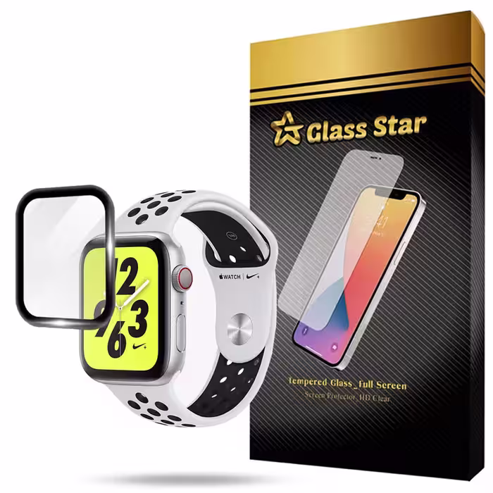 محافظ صفحه نمایش گلس استار مدل PMMG20 مناسب برای اپل واچ Watch Series 4 / Series 5 / Series 6 44 mm | کالا برتری