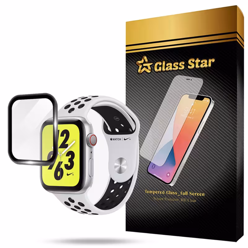 محافظ صفحه نمایش گلس استار مدل PMMG20 مناسب برای اپل واچ Watch Series 4 / Series 5 / Series 6 44 mm | کالا برتری