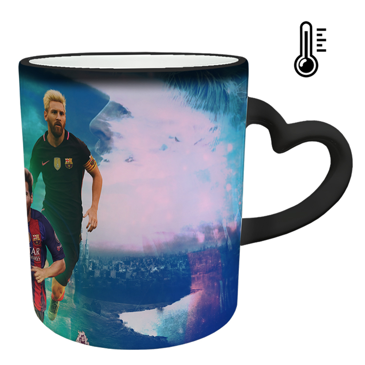 ماگ حرارتی مدل دسته قلبی طرح مسی کد 93