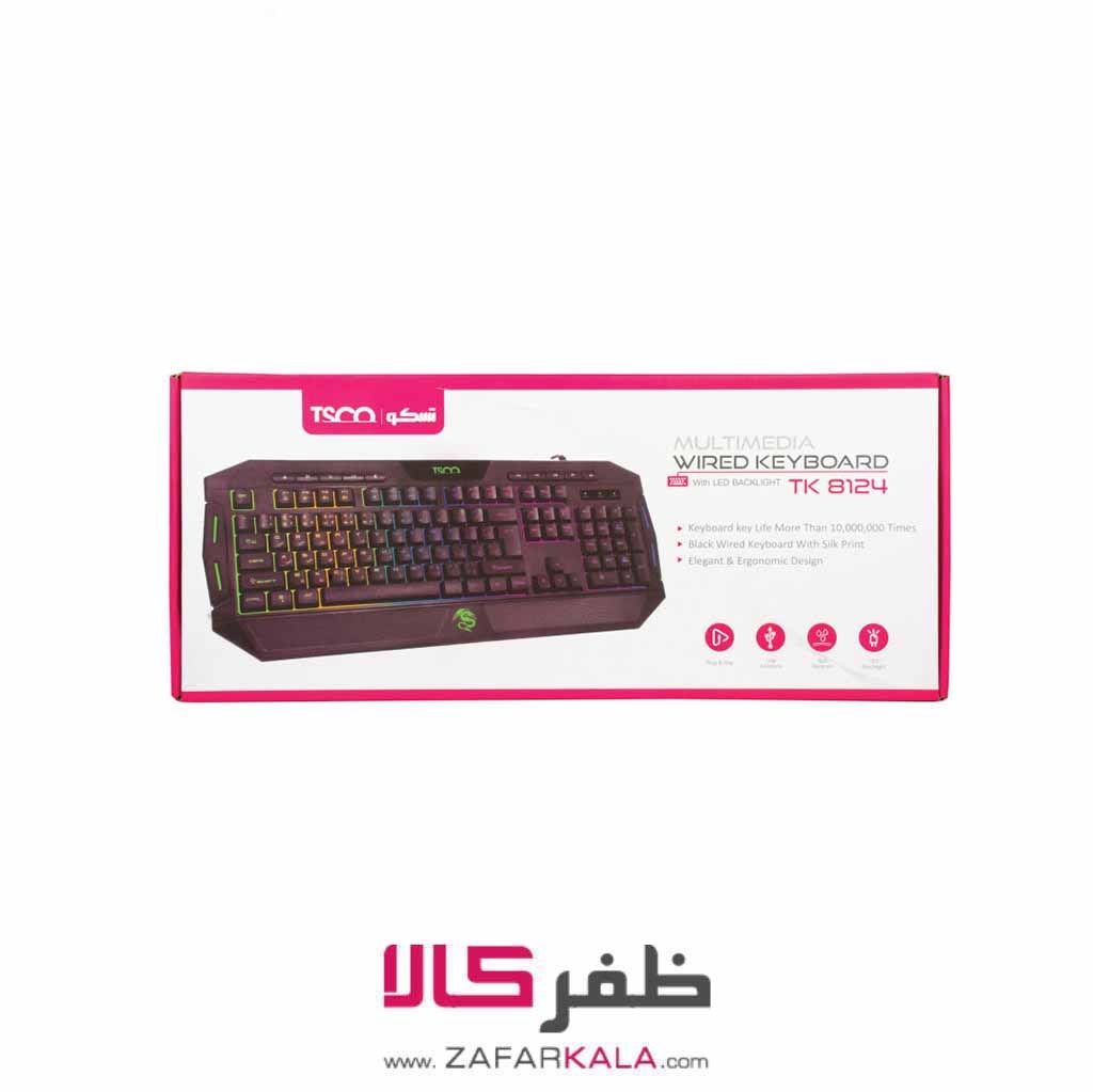 کیبورد تسکو  TSCO-TK8124
