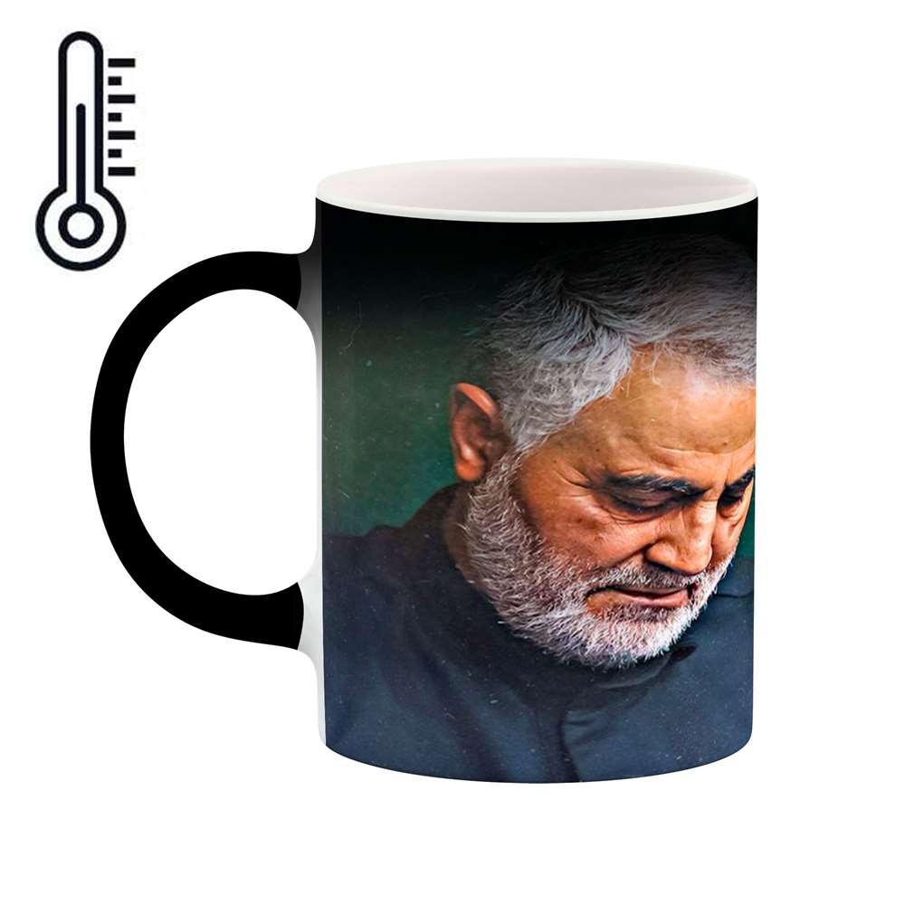 ماگ حرارتی طرح سردار شهید حاج قاسم سلیمانی  مدل mgph11726