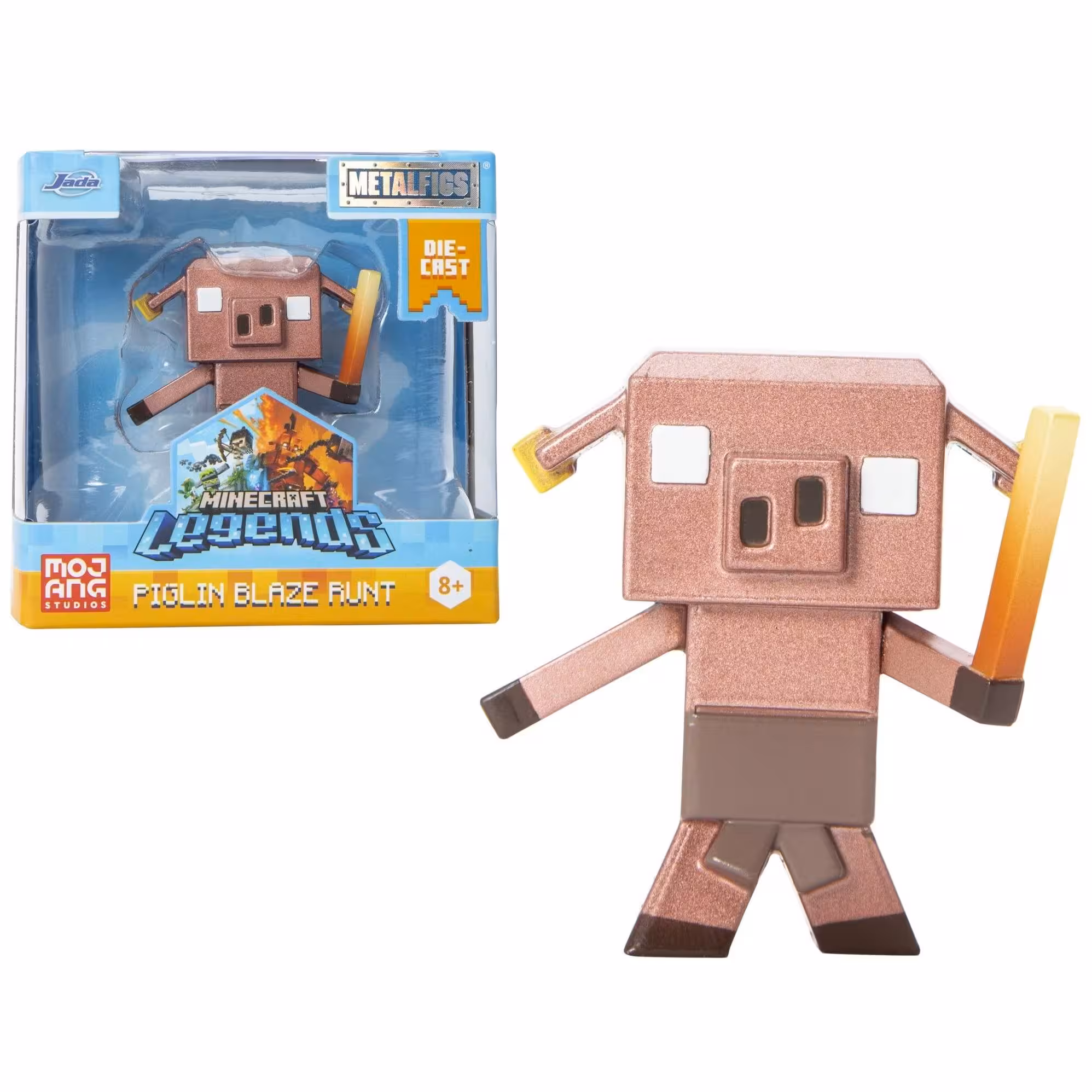 خرید فیگور فلزی Minecraft Legends Piglin Blaze Runt با بهترین قیمت