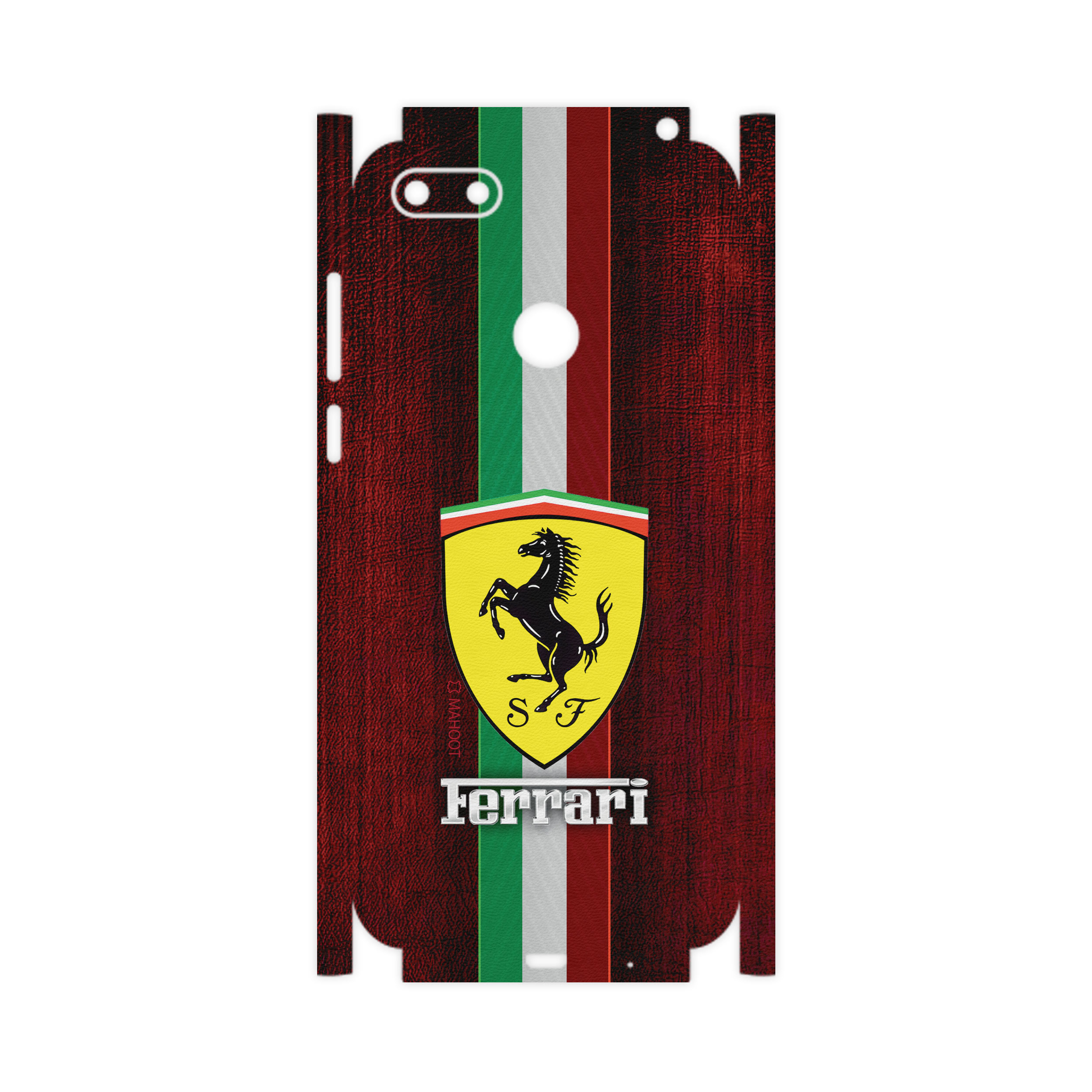 برچسب پوششی ماهوت مدل Ferrari-FullSkin مناسب برای گوشی موبایل موتورولا Moto E6 Play