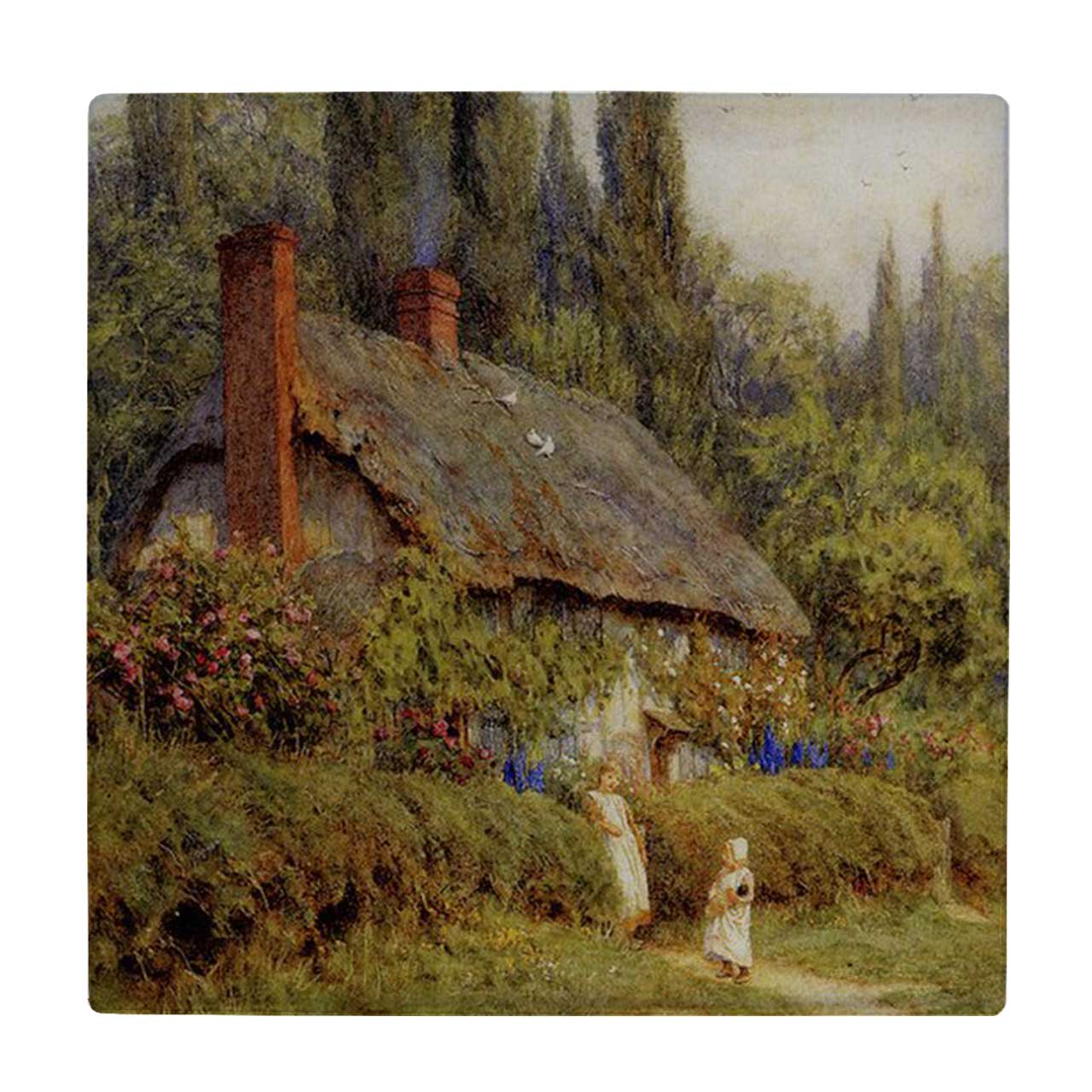  کاشی طرح نقاشی دهکده اروپایی کد wk1819