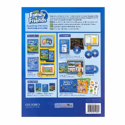 کتاب Family and Friends 1 اثر جمعی از نویسندگان انتشارات الوندپویان پنج جلدی