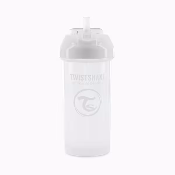 لیوان نی دار تویست شیک سایز 360 میل نی دار سفید twistshake