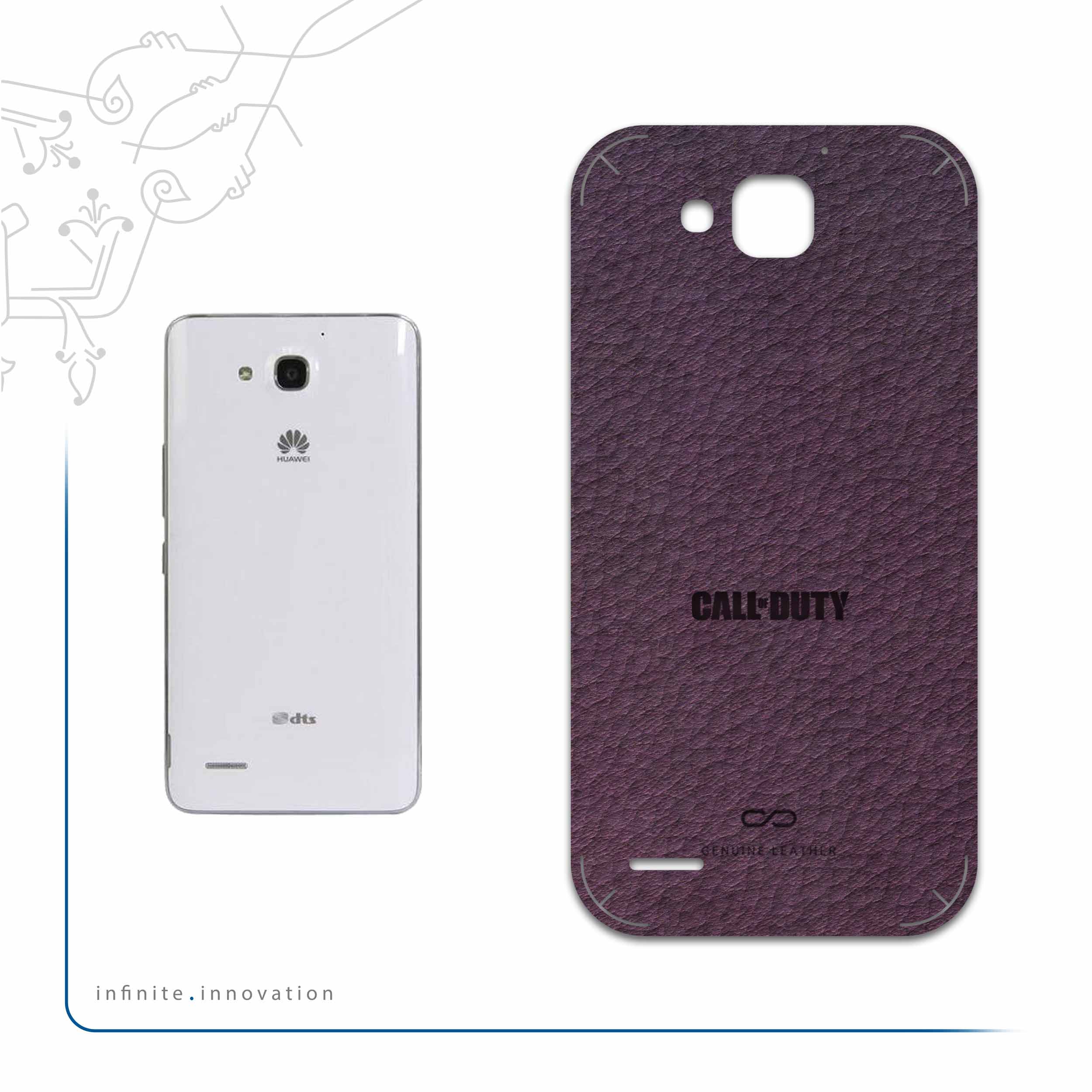 برچسب پوششی ماهوت مدل PL-CL_F_DUT مناسب برای گوشی موبایل آنر 3X G750