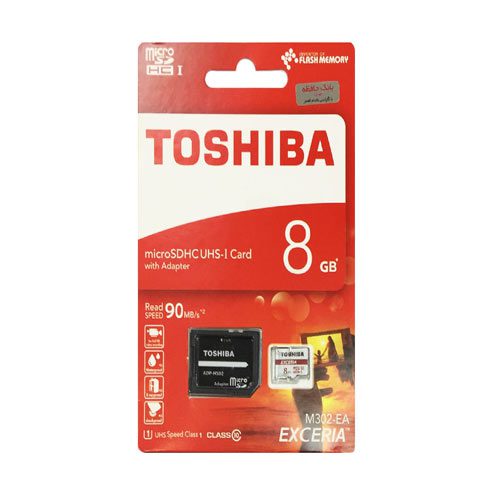 کارت حافظه microSDHC توشیبا مدل EXCERIA M302-EA کلاس 10
