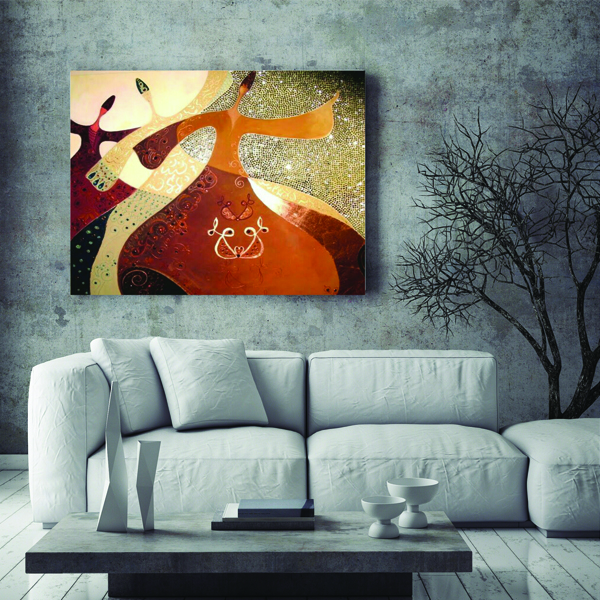 تابلو بوم طرح رقص سماع مدل TB316