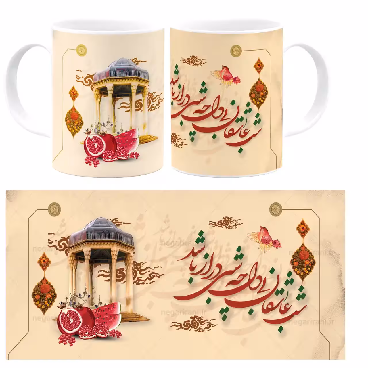 ماگ شب عاشقان بی دل چه شبی دراز باشد مدل AJ3