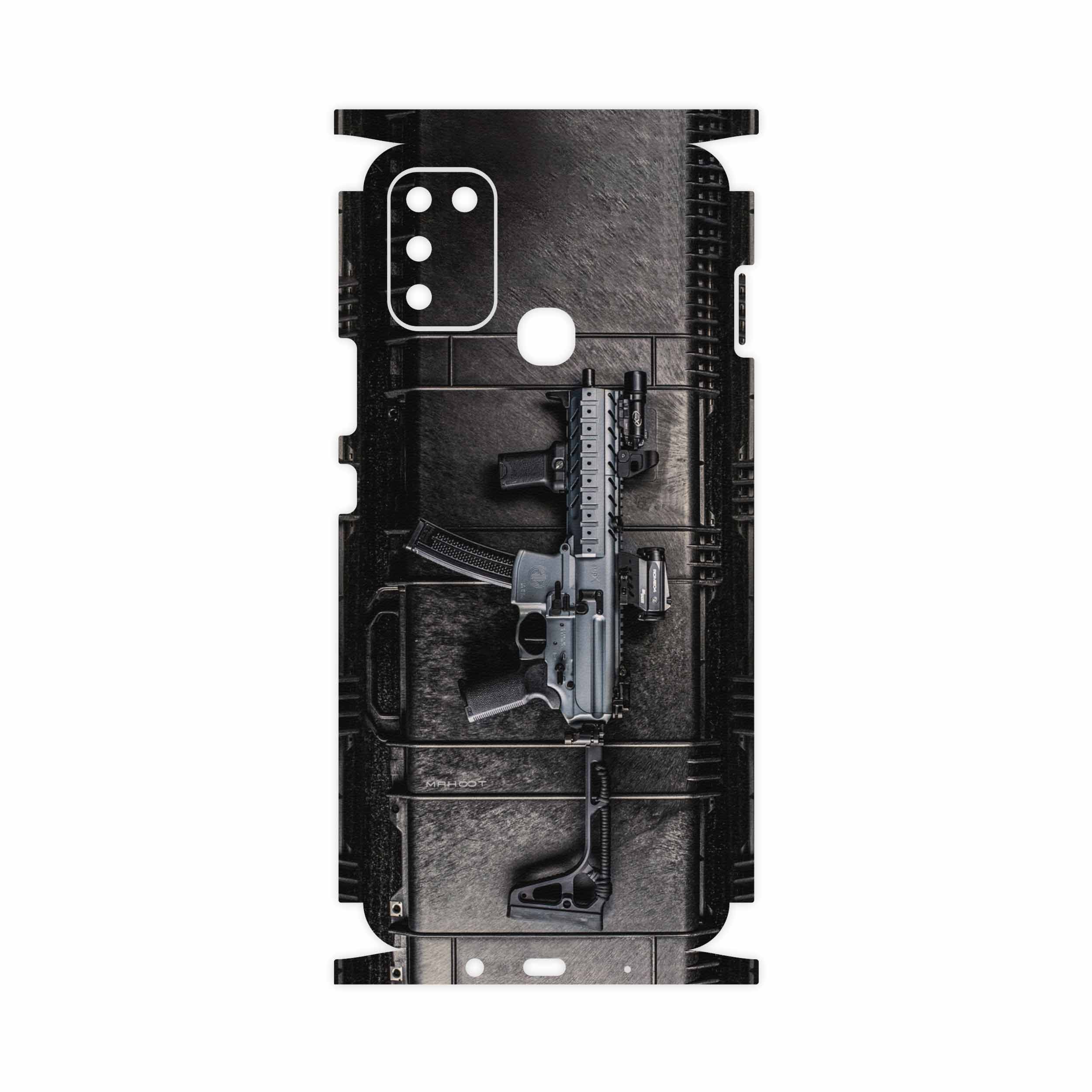 برچسب پوششی ماهوت مدل Gun-FullSkin مناسب برای گوشی موبایل اینفینیکس Hot 10 Play