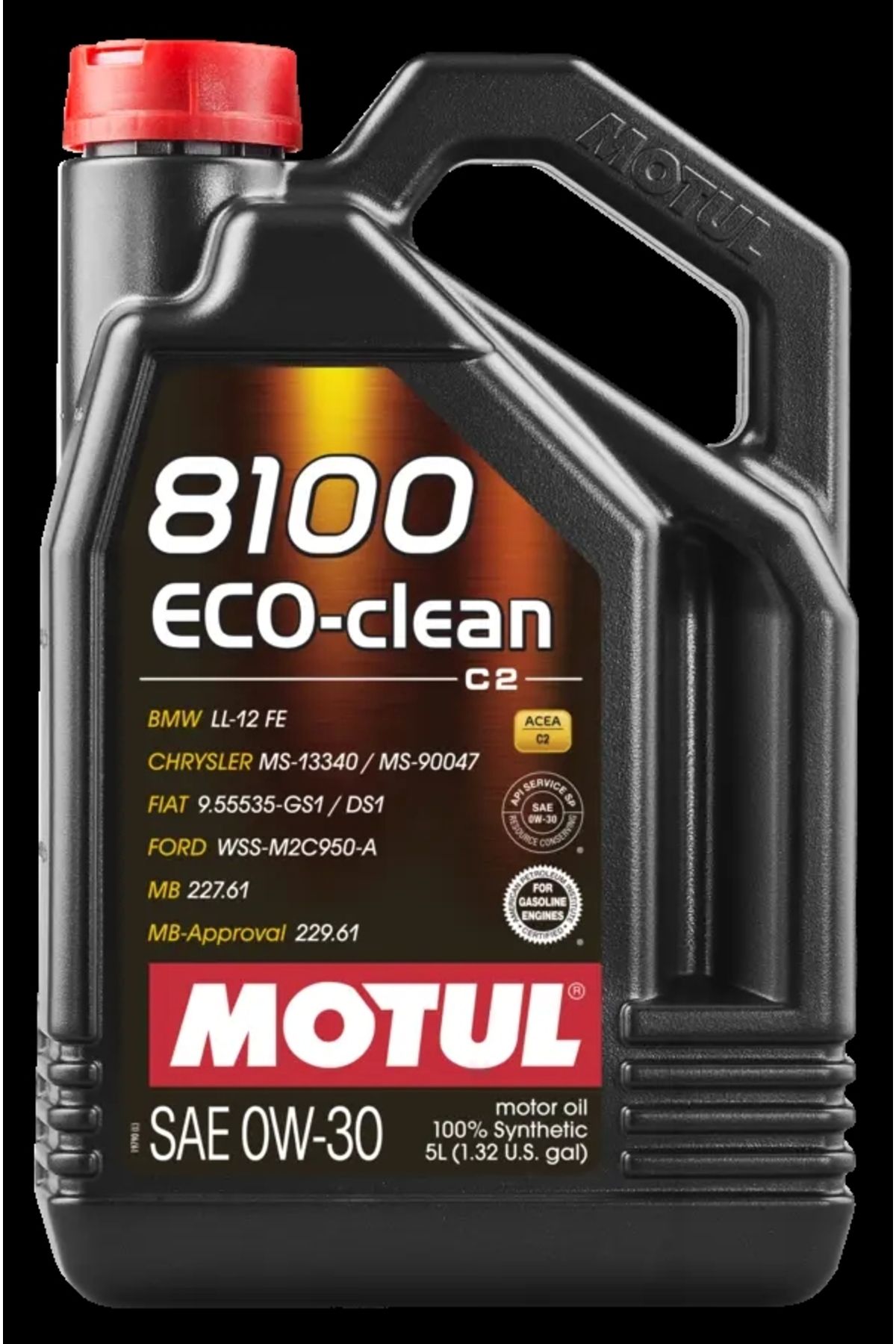 روغن و مکمل موتور 8100 ECO CLEAN 0W30 5L موتول اورجینال Motul