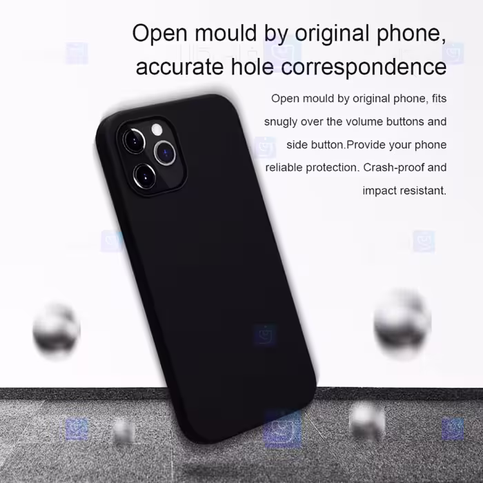 کاور مدل سیلیکونی SCN0 مناسب برای گوشی موبایل اپل iphone 12 pro max